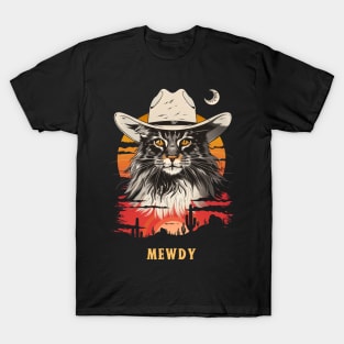 Cat Cowboy Adventures Paw-some T-Shirt